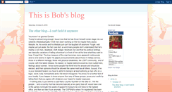 Desktop Screenshot of bob2blogsburr-bobs2blogs.blogspot.com