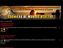 Tablet Screenshot of cronicasmundosocultos.blogspot.com