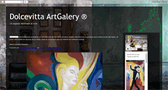 Desktop Screenshot of dolcevittaartgalery.blogspot.com