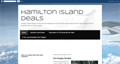 Desktop Screenshot of hamiltonislanddeals.blogspot.com