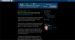 Desktop Screenshot of mauiislandestates.blogspot.com