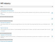 Tablet Screenshot of hr-hrindustry.blogspot.com