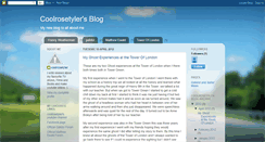 Desktop Screenshot of coolrosetyler.blogspot.com