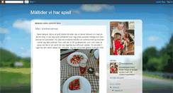 Desktop Screenshot of maaltider.blogspot.com