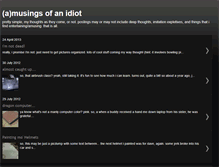 Tablet Screenshot of amusingsofanidiot.blogspot.com