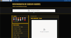 Desktop Screenshot of carlosgardel-discografia.blogspot.com