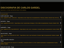 Tablet Screenshot of carlosgardel-discografia.blogspot.com