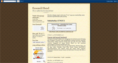 Desktop Screenshot of essensiilband.blogspot.com