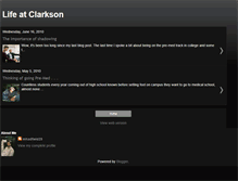 Tablet Screenshot of clarksonliving.blogspot.com