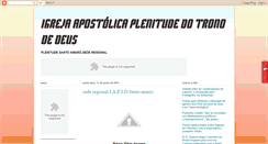 Desktop Screenshot of plenitudesantoamaro.blogspot.com