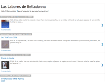 Tablet Screenshot of laboresdebelladonna.blogspot.com