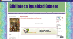 Desktop Screenshot of bibliotecaigualdadgenerodipmalaga.blogspot.com