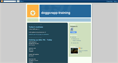 Desktop Screenshot of doggcrapp-training.blogspot.com