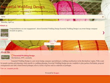 Tablet Screenshot of essentialweddingdesign.blogspot.com