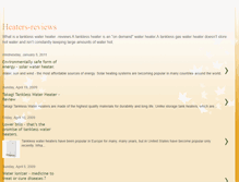 Tablet Screenshot of heaters-reviews.blogspot.com