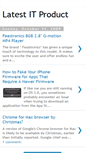 Mobile Screenshot of latestitproduct.blogspot.com