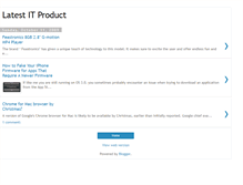 Tablet Screenshot of latestitproduct.blogspot.com