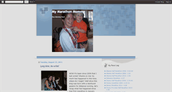 Desktop Screenshot of mymarathonmommy.blogspot.com