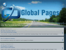 Tablet Screenshot of globalpagesaustralia.blogspot.com