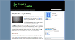 Desktop Screenshot of inspiregeeks.blogspot.com