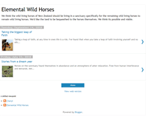 Tablet Screenshot of elementalwildhorses.blogspot.com