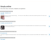 Tablet Screenshot of blog-ursula.blogspot.com
