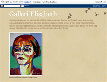 Tablet Screenshot of galleri-elisabeth.blogspot.com