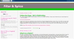 Desktop Screenshot of filterandsplice.blogspot.com