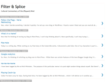 Tablet Screenshot of filterandsplice.blogspot.com