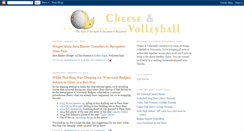 Desktop Screenshot of cheeseandvolleyball.blogspot.com