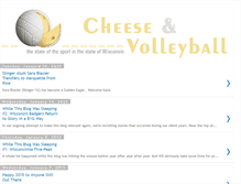 Tablet Screenshot of cheeseandvolleyball.blogspot.com