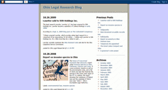 Desktop Screenshot of ohiolegalblog.blogspot.com