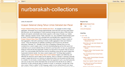 Desktop Screenshot of nurbarakah-collections.blogspot.com