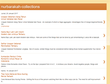 Tablet Screenshot of nurbarakah-collections.blogspot.com