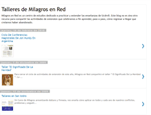 Tablet Screenshot of milagrosenred-talleres.blogspot.com