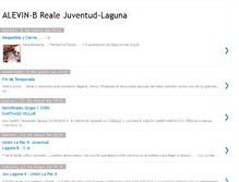 Tablet Screenshot of alevinbjuventudlaguna.blogspot.com