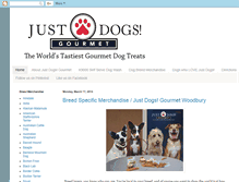 Tablet Screenshot of justdogswoodbury.blogspot.com