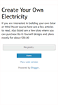 Mobile Screenshot of createyourownelectric.blogspot.com