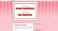 Desktop Screenshot of casaabrigodivinaprovidencia.blogspot.com