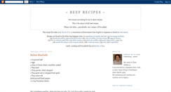 Desktop Screenshot of beef-recipe.blogspot.com