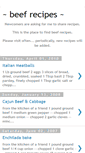 Mobile Screenshot of beef-recipe.blogspot.com