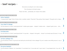 Tablet Screenshot of beef-recipe.blogspot.com