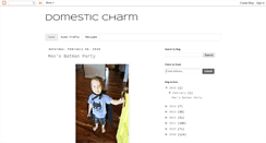 Desktop Screenshot of domesticcharm.blogspot.com
