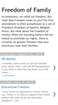 Mobile Screenshot of freedomoffamily.blogspot.com