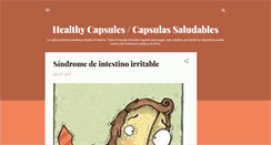 Desktop Screenshot of capsulassaludables.blogspot.com