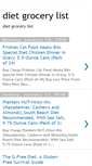 Mobile Screenshot of dietgrocerylist.blogspot.com