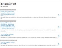 Tablet Screenshot of dietgrocerylist.blogspot.com