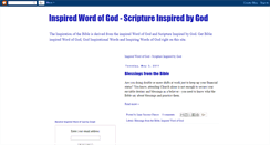 Desktop Screenshot of inspiredwordofgod.blogspot.com