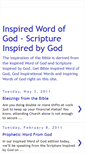 Mobile Screenshot of inspiredwordofgod.blogspot.com