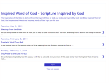 Tablet Screenshot of inspiredwordofgod.blogspot.com